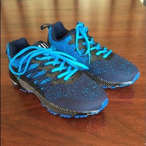 Cloud 1 Blue Black Ladies Athletic Shoe Sneaker